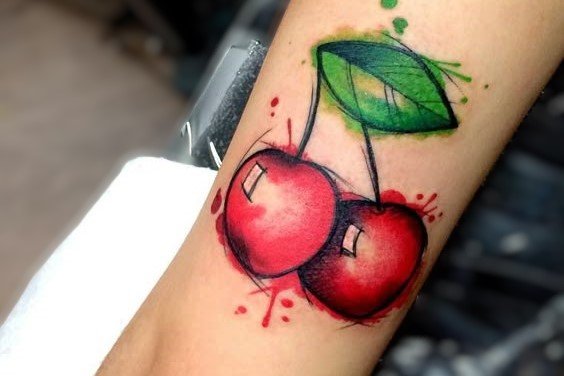 cherry tattoo