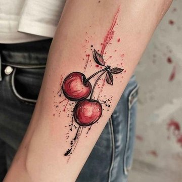 cherry tattoo