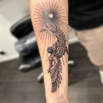 Icarus tattoo