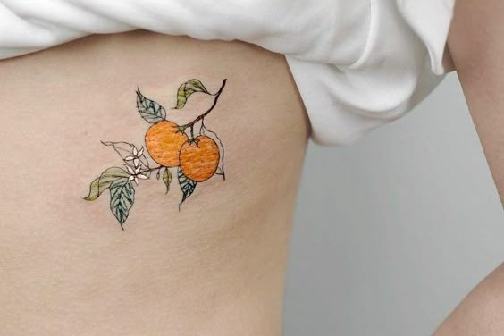 sinaasappel tattoo