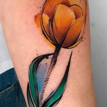 tulpen tatoeage