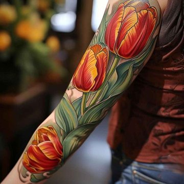 tulpen tatoeage
