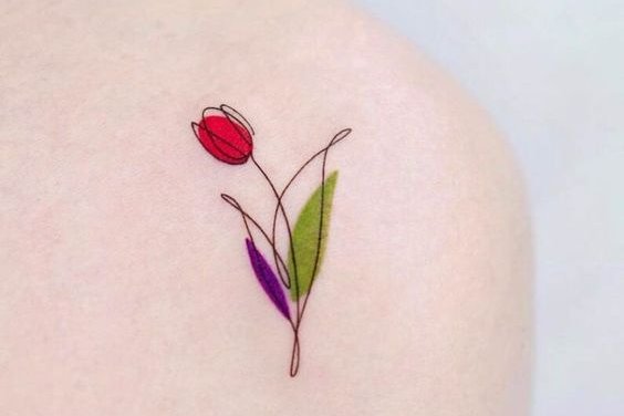tulpen tatoeage