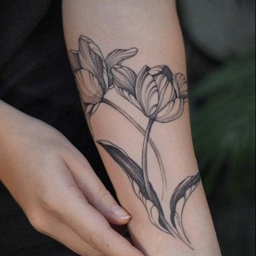 tulpen tatoeage
