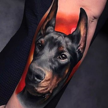 dog tattoo