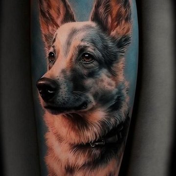 dog tattoo