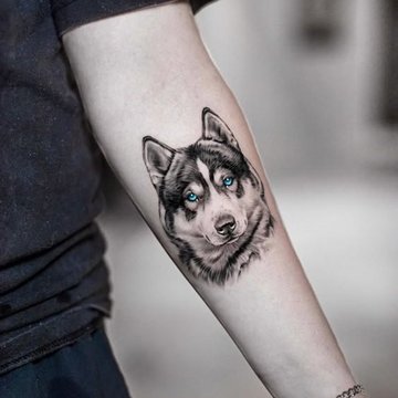 dog tattoo