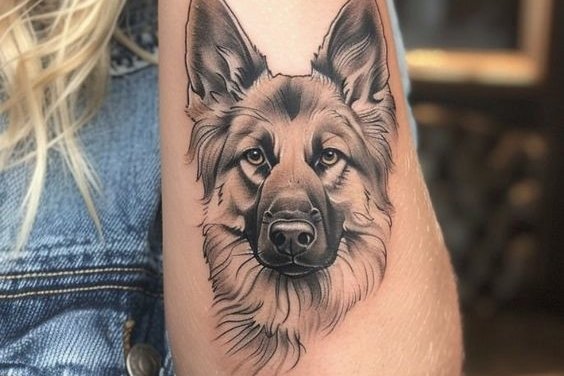 dog tattoo