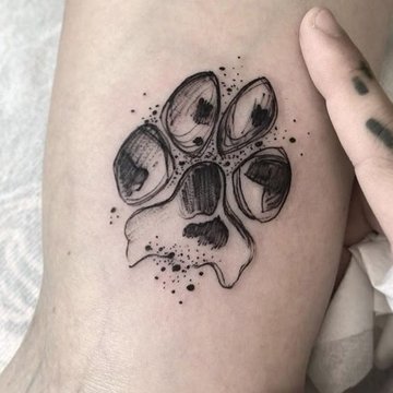 dog tattoo