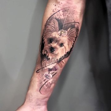 dog tattoo