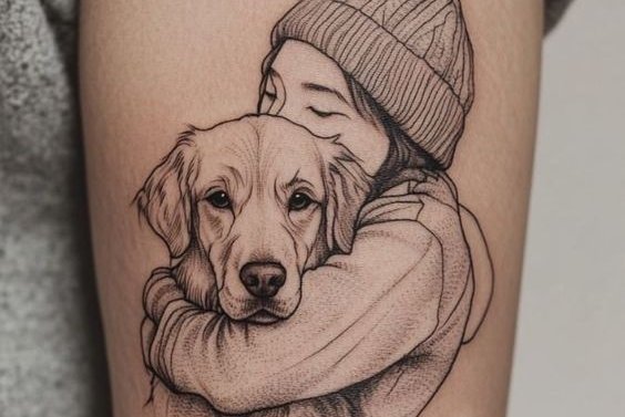dog tattoo