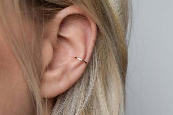 Conch piercings