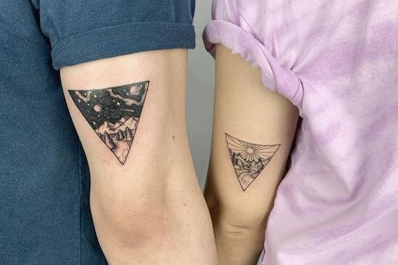 tattoo driehoek