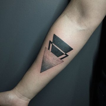 tattoo driehoek