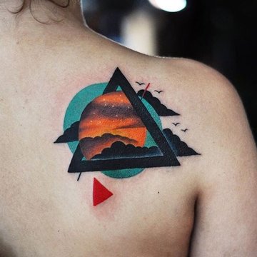 tattoo driehoek