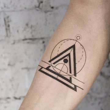 tattoo driehoek