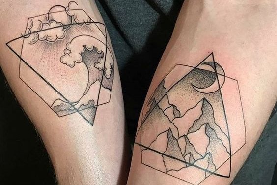 tattoo driehoek