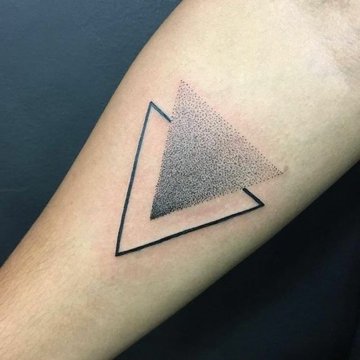 tattoo driehoek