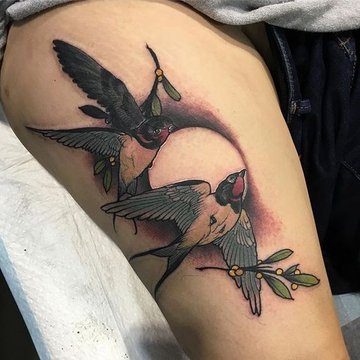 Zwaluw tattoo