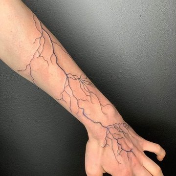 lightning tattoo