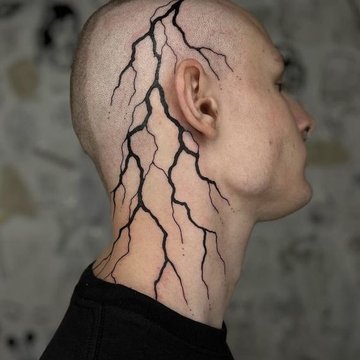lightning tattoo