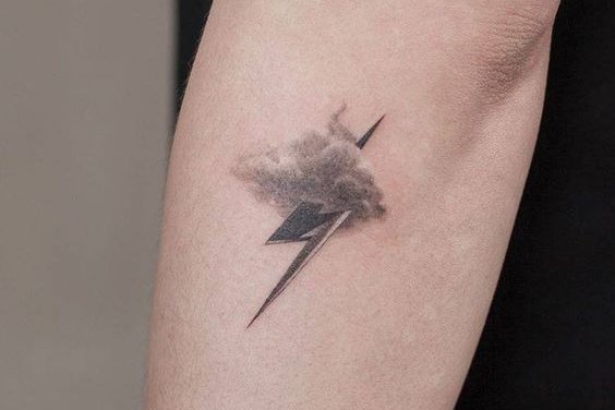 lightning tattoo