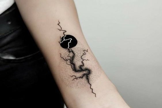 lightning tattoo