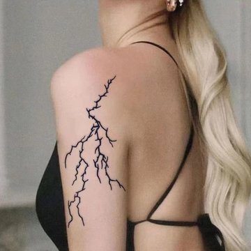 lightning tattoo