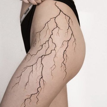 lightning tattoo