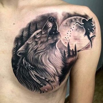 Tattoo's op de borst