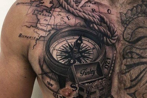 Tattoo's op de borst