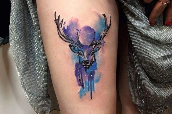 deer tattoo
