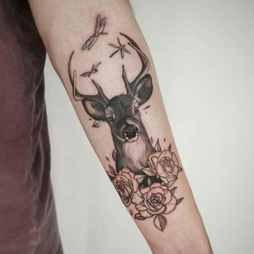 deer tattoo
