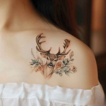 deer tattoo