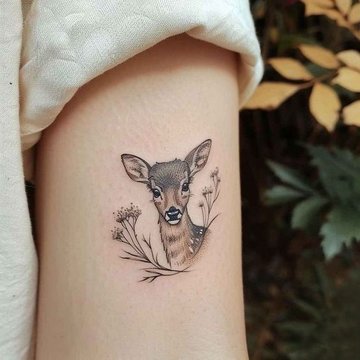 deer tattoo