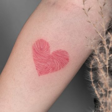 Vingerafdruk Tattoos