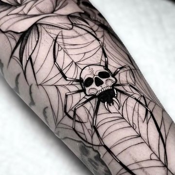 spinnen-tattoo