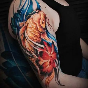 Koi Vis Tatoeage