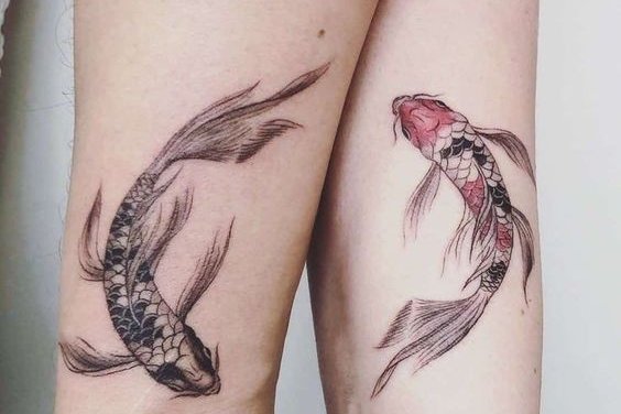 Koi Vis Tatoeage