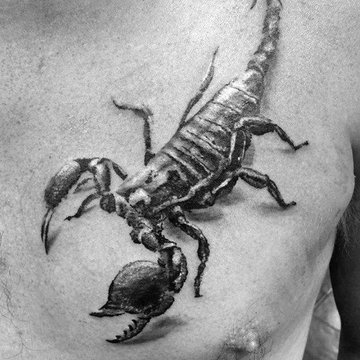 Schorpioen tattoo