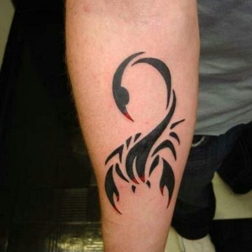 Schorpioen tattoo