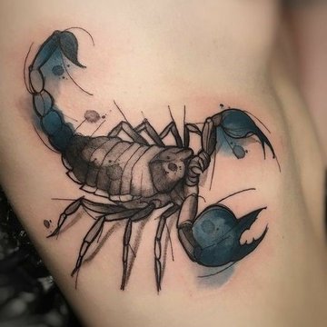 Schorpioen tattoo