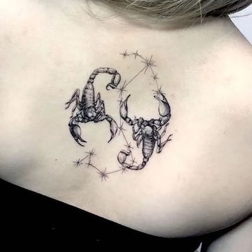 Schorpioen tattoo