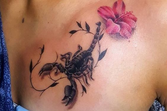Schorpioen tattoo