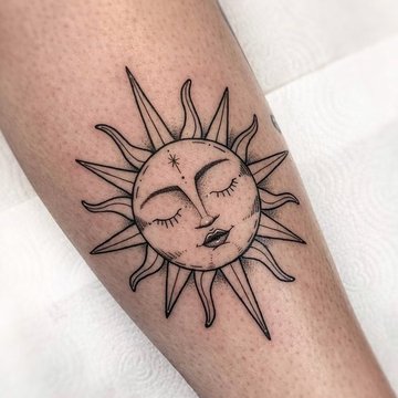 Sun tattoos