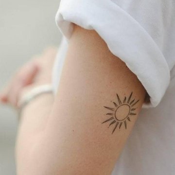 Sun tattoos