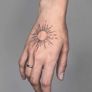 Sun tattoos