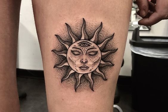 Sun tattoos