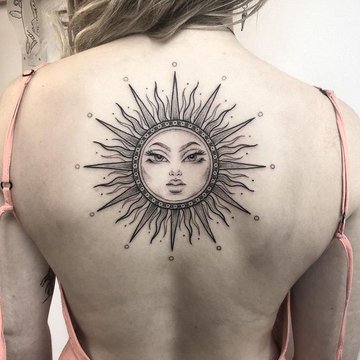 Sun tattoos