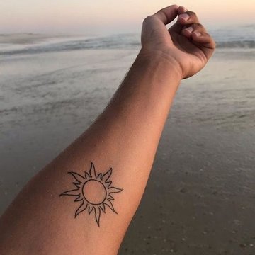 Sun tattoos